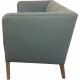 Hans Wegner AP18 3.personers sofa i blåt stof 1980'erne