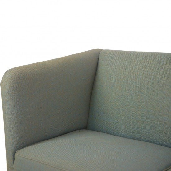 Hans Wegner AP18 3.personers sofa i blåt stof 1980'erne
