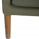 Hans Wegner AP18 3.personers sofa i blåt stof 1980'erne