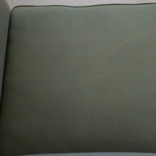 Hans Wegner AP18 3.personers sofa i blåt stof 1980'erne