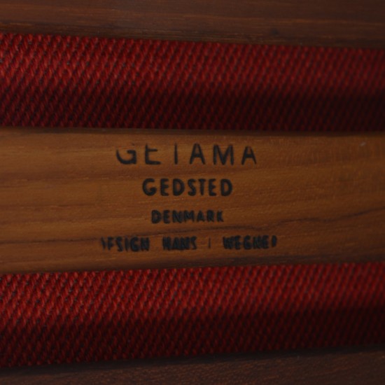 Hans Wegner GE240 skammel i teaktræ 1980'erne