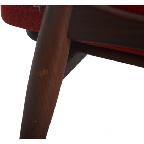Hans Wegner GE240 skammel i teaktræ 1980'erne