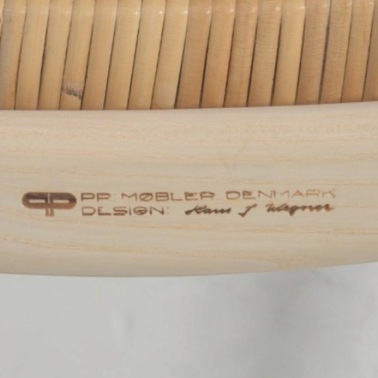 Hans Wegner PP512 stol i ask 2000'erne
