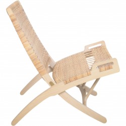 Hans Wegner PP512 stol i ask 2000'erne
