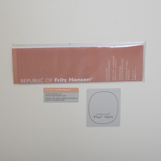 Piet Hein Super ellipse spisebord 120x180 Cm 2007