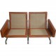 Poul Kjærholm PK31/2 sofa i patineret cognac læder 1970'erne