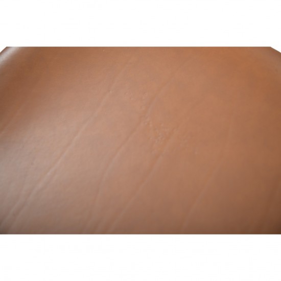 Sæt af 4 Arne Jacobsen Syver stole i cognac classic læder