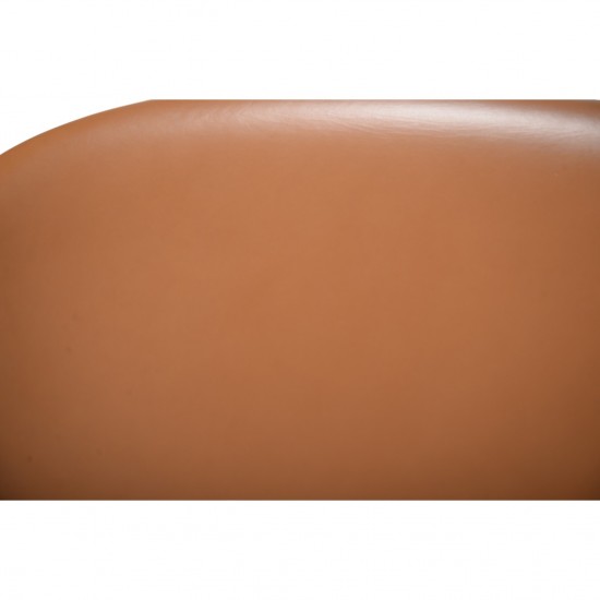 Sæt af 4 Arne Jacobsen Syver stole i cognac classic læder