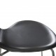 Sæt af 6 Arne Jacobsen Syver stole i sort classic læder