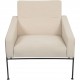 Arne Jacobsen 3301 Lufthavnsstol i beige stof 1970'erne