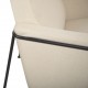 Arne Jacobsen 3301 Lufthavnsstol i beige stof 1970'erne