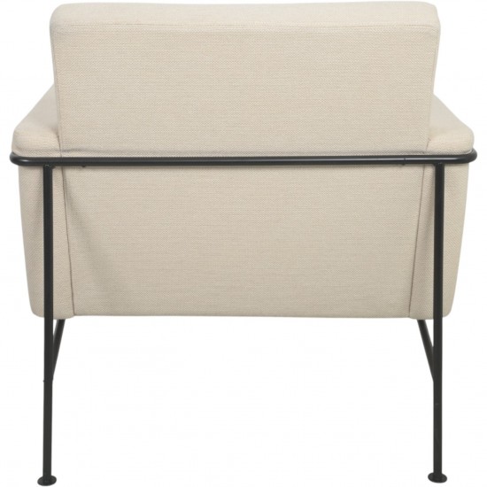 Arne Jacobsen 3301 Lufthavnsstol i beige stof 1970'erne