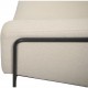 Arne Jacobsen 3301 Lufthavnsstol i beige stof 1970'erne