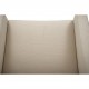 Arne Jacobsen 3301 Lufthavnsstol i beige stof 1970'erne