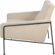 Arne Jacobsen 3301 Lufthavnsstol i beige stof 1970'erne
