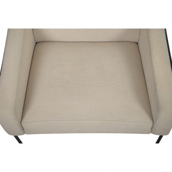 Arne Jacobsen 3301 Lufthavnsstol i beige stof 1970'erne