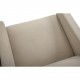 Arne Jacobsen 3301 Lufthavnsstol i beige stof 1970'erne