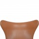 Arne Jacobsen Ægget stol i cognac classic læder 2000'erne