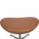 Arne Jacobsen Æggetaburet i cognac classic læder 2022