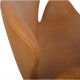 Arne Jacobsen Svane sofa i cognac anilin læder 2001