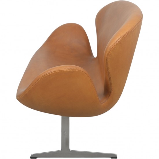 Arne Jacobsen Svane sofa i cognac anilin læder 2001