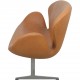 Arne Jacobsen Svane sofa i cognac anilin læder 2001