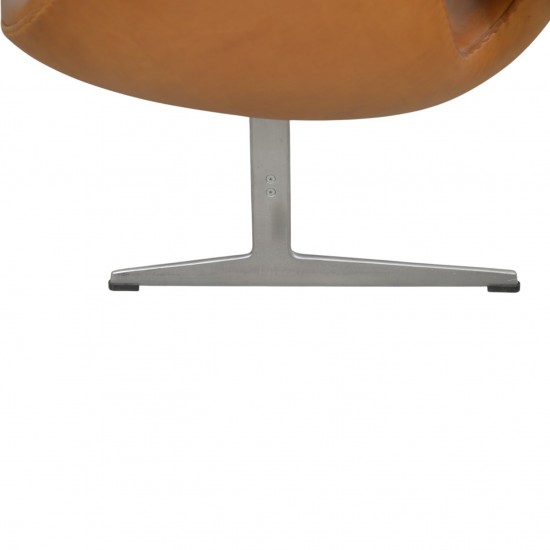 Arne Jacobsen Svane sofa i cognac anilin læder 2001