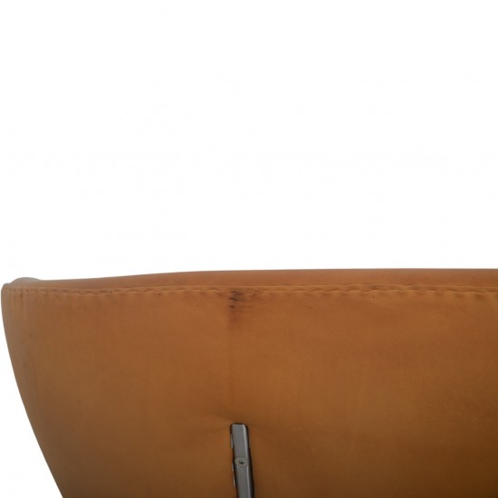 Arne Jacobsen Svane sofa i cognac anilin læder 2001