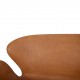 Arne Jacobsen Svane sofa i cognac anilin læder 2001