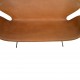 Arne Jacobsen Svane sofa i cognac anilin læder 2001