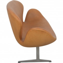 Arne Jacobsen Svane sofa i cognac anilin læder 2001