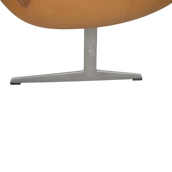 Arne Jacobsen Svane sofa i cognac anilin læder 2001