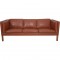 Børge Mogensen 2333 3-personers sofa i cognac læder 1998
