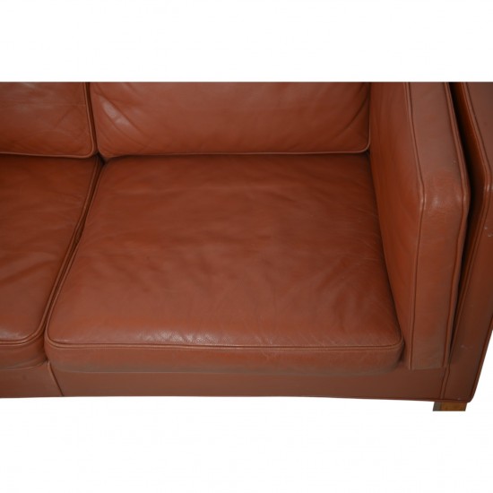 Børge Mogensen 2333 3-personers sofa i cognac læder 1998