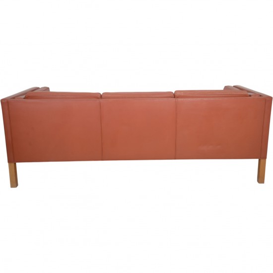 Børge Mogensen 2333 3-personers sofa i cognac læder 1998