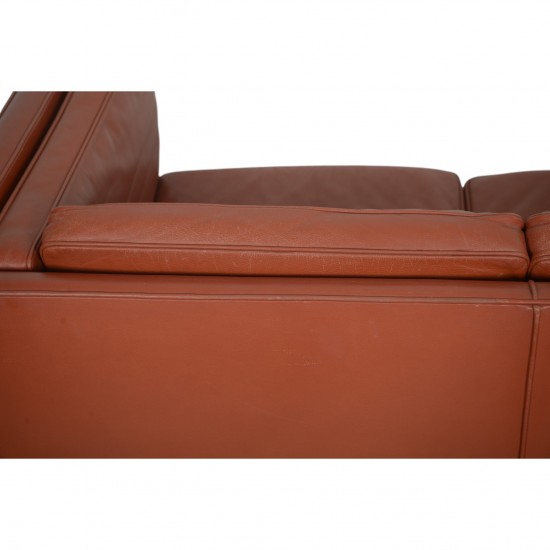 Børge Mogensen 2333 3-personers sofa i cognac læder 1998