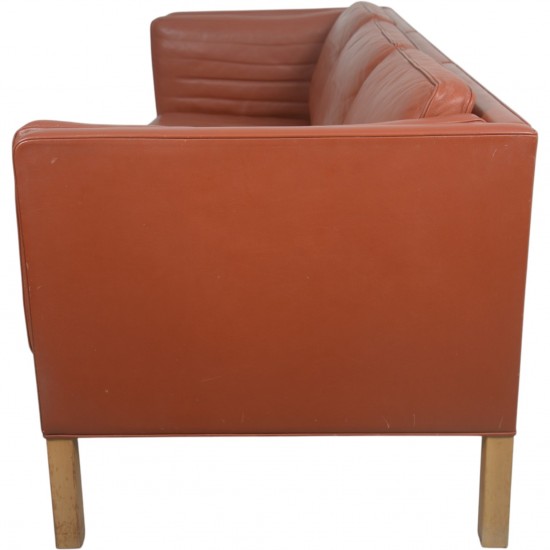 Børge Mogensen 2333 3-personers sofa i cognac læder 1998