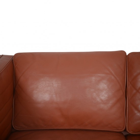Børge Mogensen 2333 3-personers sofa i cognac læder 1998