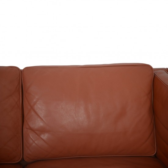 Børge Mogensen 2333 3-personers sofa i cognac læder 1998