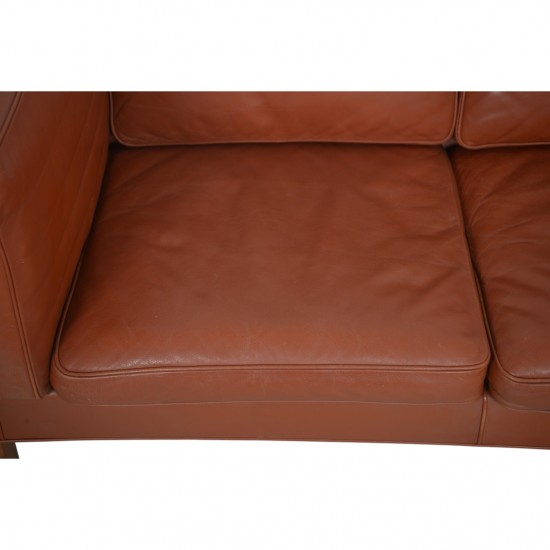 Børge Mogensen 2333 3-personers sofa i cognac læder 1998