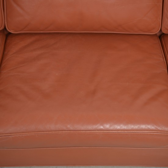 Børge Mogensen 2333 3-personers sofa i cognac læder 1998