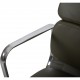 Charles Eames Ea208 stol nybetrukket med olivengrønt læder
