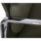 Charles Eames Ea208 stol nybetrukket med olivengrønt læder