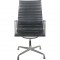 Charles Eames Ea109 stol i sort læder 2007