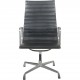 Charles Eames Ea109 stol i sort læder 2007