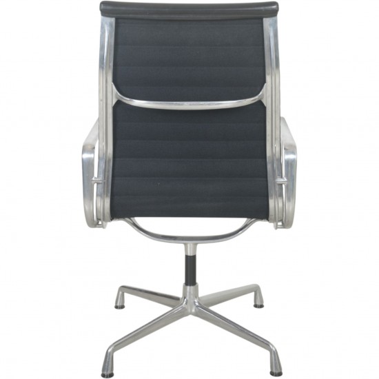 Charles Eames Ea109 stol i sort læder 2007