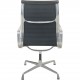 Charles Eames Ea109 stol i sort læder 2007