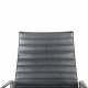 Charles Eames Ea109 stol i sort læder 2007