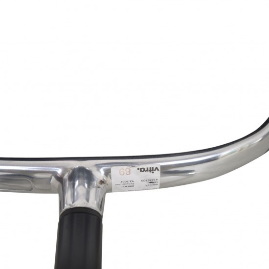 Charles Eames Ea109 stol i sort læder 2007