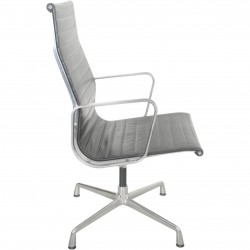 Charles Eames Ea109 stol i sort læder 2007